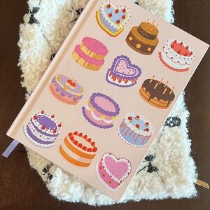 Colorful Cake Design Party Notebook